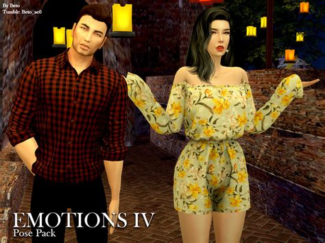 Emotions Iv Pose Pack By Betoae0 From Tsr • Sims 4 Downloads