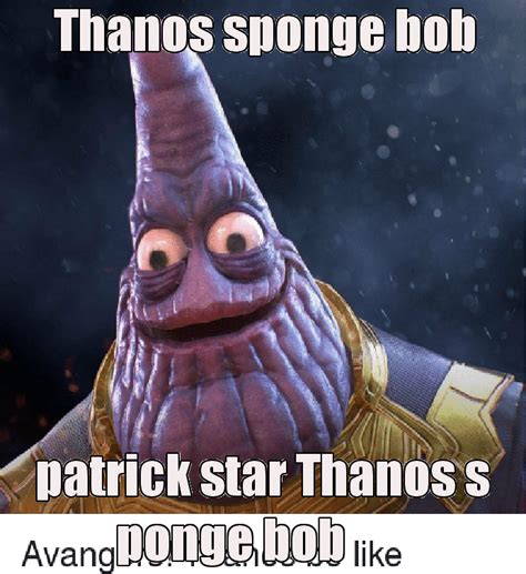 Patrick Star Thanos Rokbuddyretard
