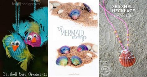 13 Easy Seashell Crafts For Kids To Preserve Those Summer Memories