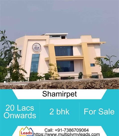 2 Bhk Flat For Sale In Shamirpet 10000 Sq Feet 201 Lakhs There Is A