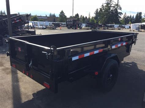 It features an extremely durable extruded aluminum tarp roller bar and a splined tarp groove in the roller tube for. 2021 PJ 5x10 5K w/Tarp Kit Dump Trailer | Olympic Trailer ...