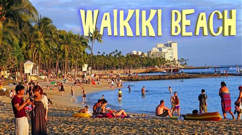 Waikiki Beach Honolulu 4k Youtube