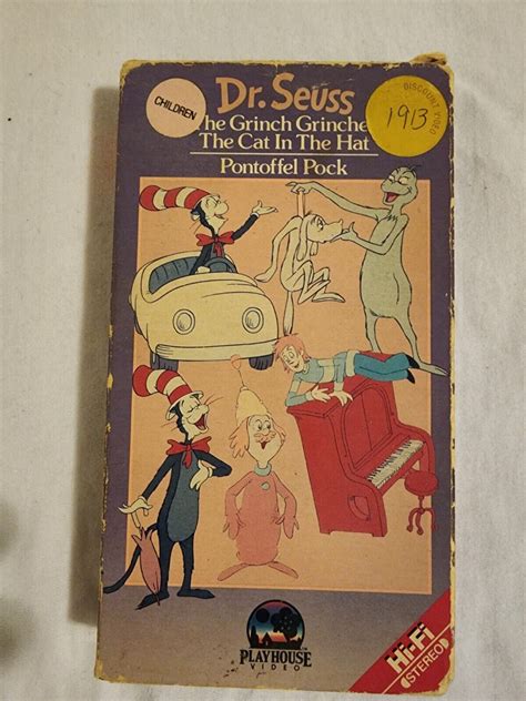 Mavin Dr Seuss The Grinch Grinches The Cat In The Hat Vhs Tape