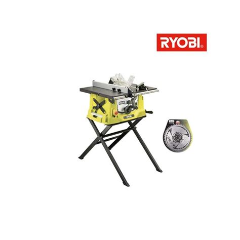 Ryobi Pack Ryobi Scie Sur Table électrique 1800w 254mm Piètement