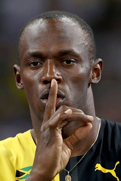 I wanted to run faster but with the turnaround time, we normally have two hours, but we had one hour there are no words for how good the 100m olympics final is. Usain Bolt of Jamaica celebrates after winning the Men's 4 ...