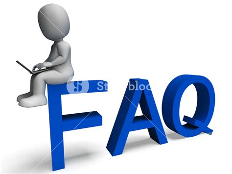 Faq Showing Frequently Asked Questions Royalty Free Stock Image