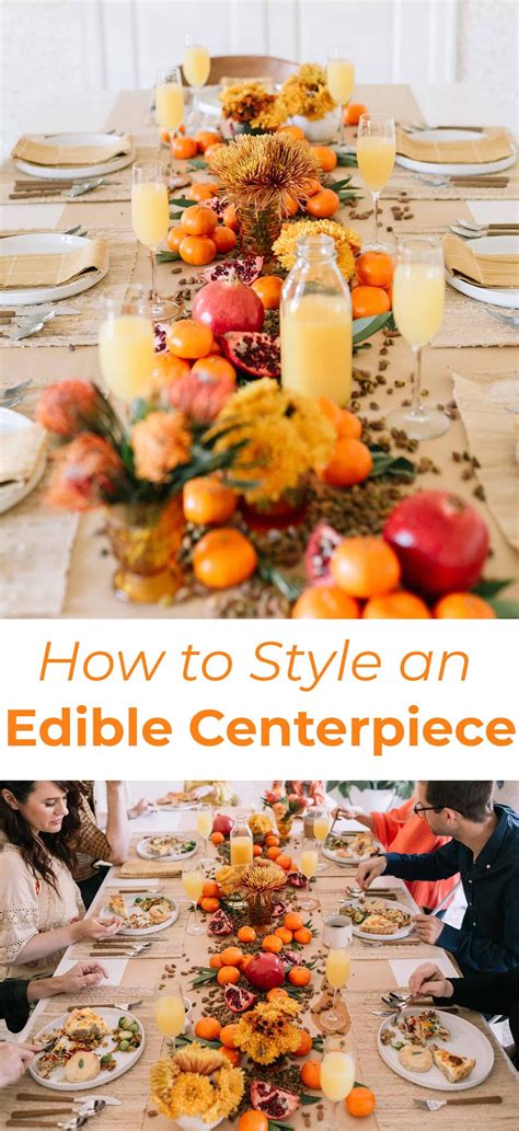 Starting in the middle of a. How to Style an Edible Centerpiece | Edible centerpieces ...