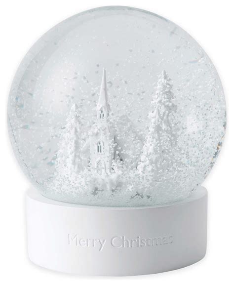 Christmas 2018 Snowglobe By Wedgwood Contemporary Holiday Accents