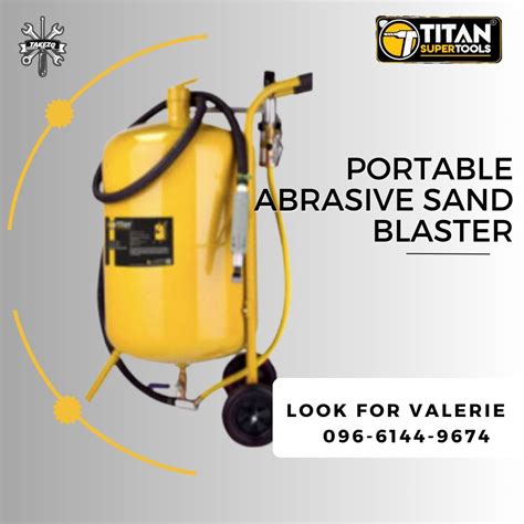 PORTABLE ABRASIVE SAND BLASTER Commercial Industrial Industrial