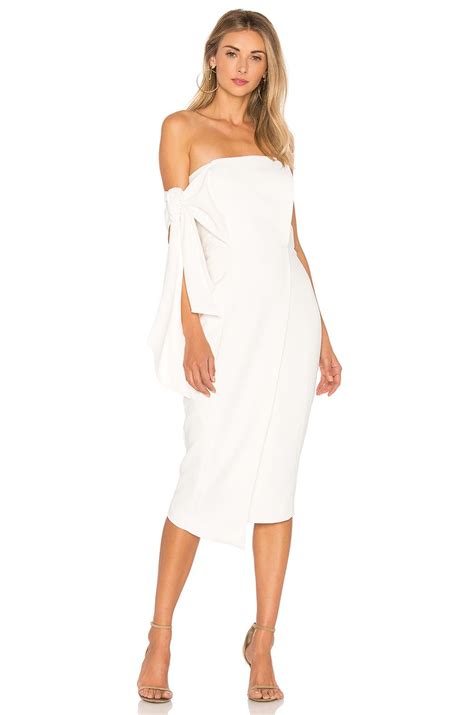 Revolve White Tie Dress White Dress With Sleeves Casual White Dress