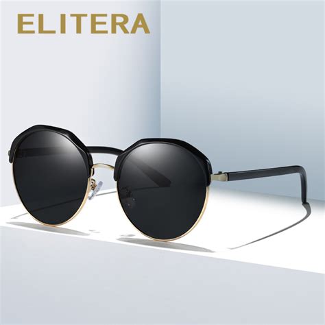 elitera brand design vintage cat eye sunglasses women men travel polarized sun glasses classic