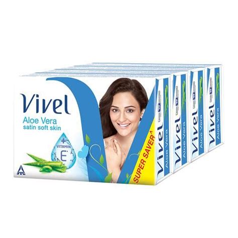 Buy Vivel Aloe Vera Soap For Satin Soft Skin Enriched With Aloe Vera