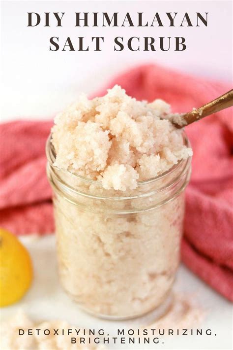 Need something to clear up your skin and make it extra soft while cleaning out toxins. DIY Himalayan Salt Body Scrub by Home with Willow. Uses ...