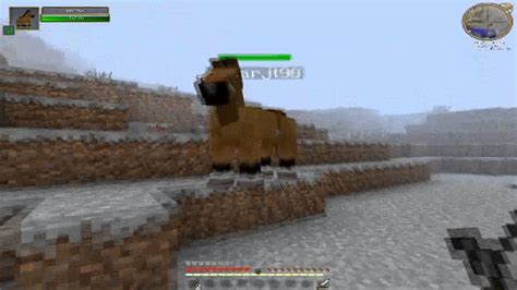 Como bajar del caballo en Minecraft 1.5.2 y 1.6 (MoCreatures) - YouTube