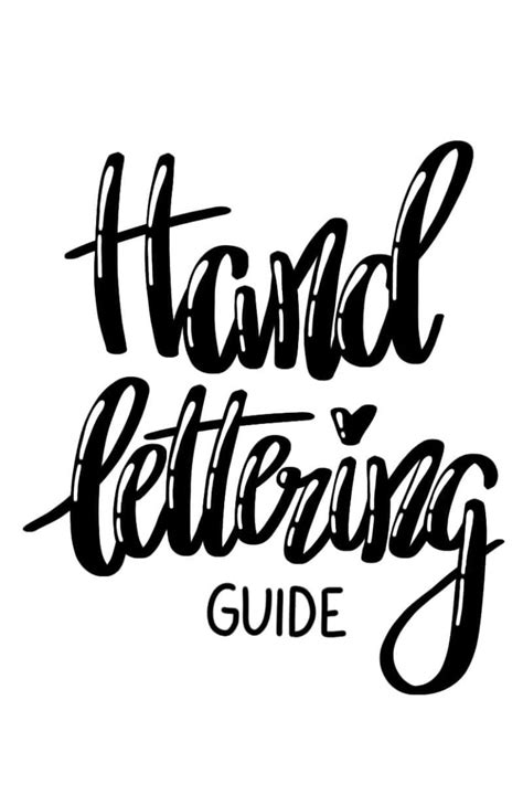Maybe you would like to learn more about one of these? Lettering Guide: 1x1 des Hand Lettering | MrsBerry ...