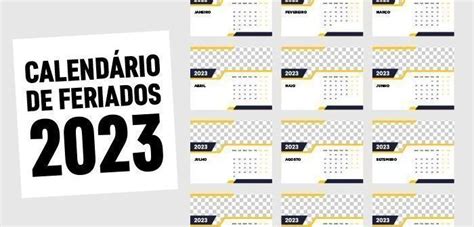 Blog Do Heriberto Rocha 2023 Terá 9 Feriados Nacionais Sendo 4