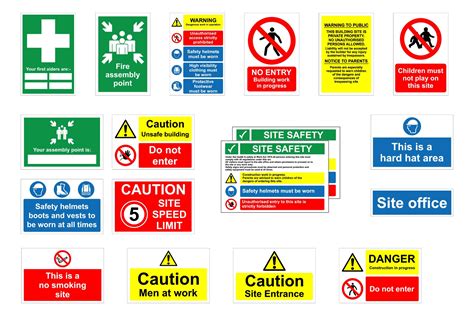 Kpcm Construction Safety Signs Pack 18 Signs