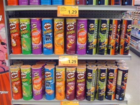 How many chips are in a pringles can. who knew there were this many flavors of pringles?! - Yelp