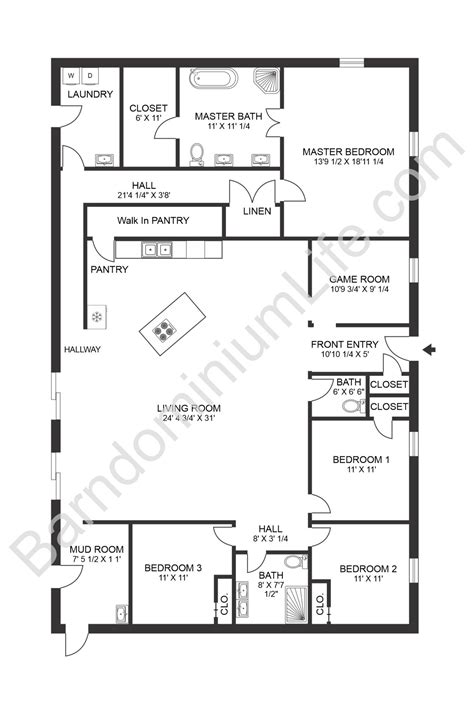 Top 20 Barndominium Floor Plans Barndominium Floor Plans Barn Homes