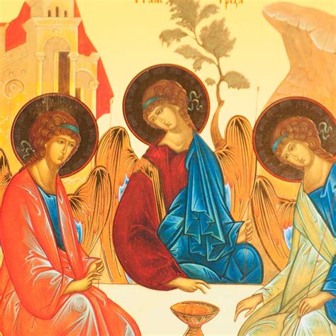 Rublev Trinity Icon Eastern Orthodox Icons Russian Orthodox Icons