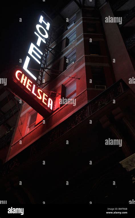 Hotel Chelsea Neon Sign Hi Res Stock Photography And Images Alamy