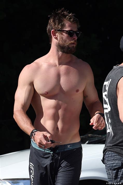 21 Chris Hemsworth Shirtless Photos That Will Do Unspeakable Things To