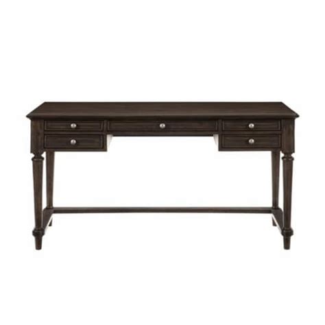 Lexicon Cardano Wood Writing Desk In Driftwood Charcoal 1 Frys Food