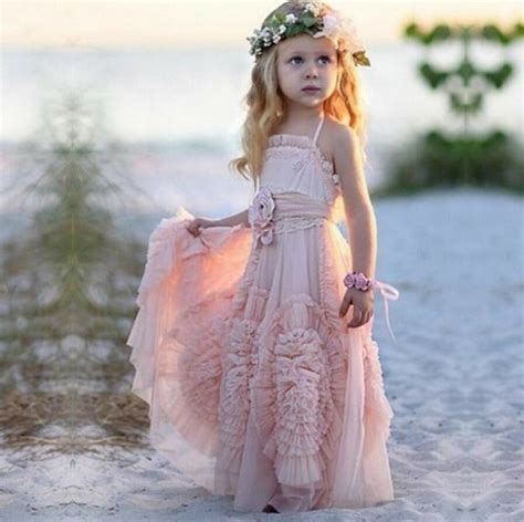 Pin By Shawn Baines On Adorable Children Pink Flower Girl Dresses