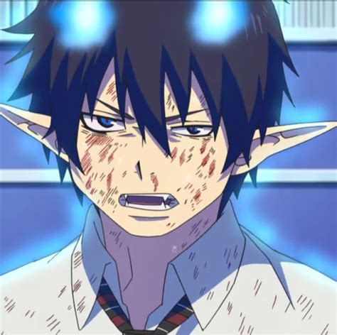 The Blue Excorcist Anime Icon Blue Exorcist Rin Blue Anime Blue