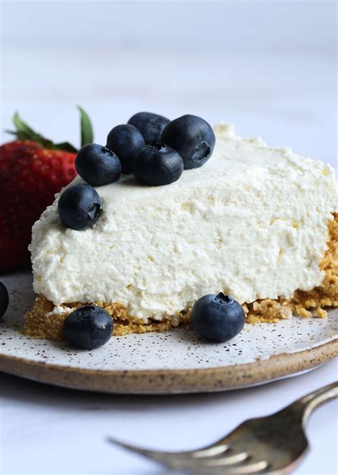 This Extra Creamy No Bake Cheesecake Recipe Is So Easy To Make Fluffy