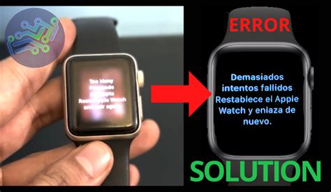 Too Many Failed Attempts Reset The Apple Watch And Pair Again Filetech Tecnología Y Tutoriales