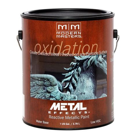 Modern Masters 1 Gal Metal Effects Oxidizing Iron Paint Me208gal The