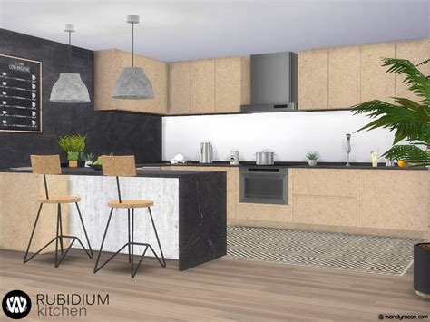 In this article i'll be showcasing some of the most creative and original custom content kitchen sets created for the sims 4 in the last couple of all of these sets have been tested but we. Rubidium Kitchen by wondymoon - Liquid Sims