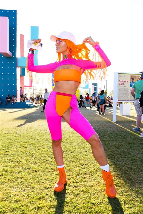 Colorful And Barely There Outfits Still Dominate At Coachella 2019