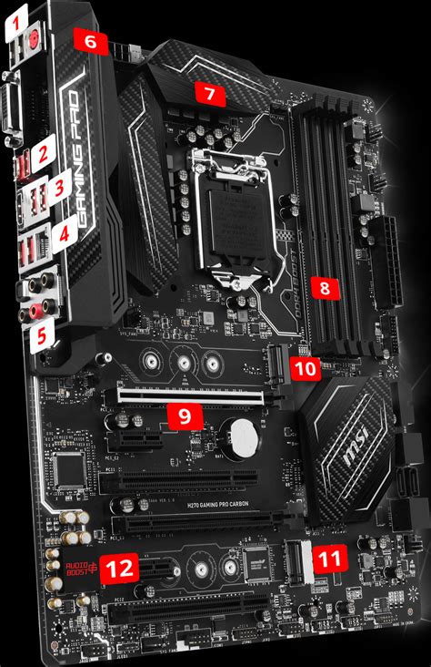 H270 GAMING PRO CARBON | Motherboard - The world leader in motherboard design | MSI Global
