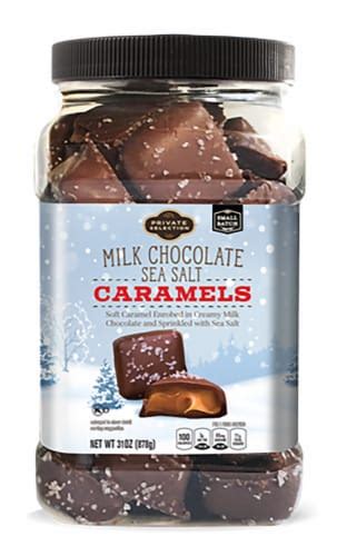 Private Selection™ Holiday Milk Chocolate Sea Salt Soft Caramels 31 Oz