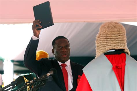 Emmerson Mnangagwa Crocodile Sworn In As Robert Mugabe Replacement In Zimbabwe Cbs News