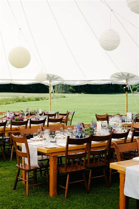 Outdoor Reception Under Tent Elizabeth Anne Designs The Wedding Blog