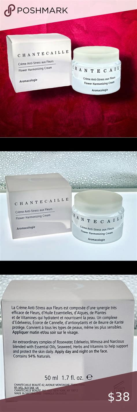 Chantecaille Flower Harmonizing Cream Nib Stress Chantecaille Hydrate