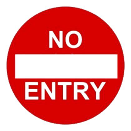No Entry Traffic Sign Transparent Png Stickpng Vrogue Co