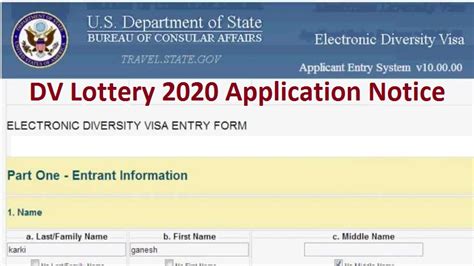 31,962 likes · 62 talking about this. DV Lottery 2020 Application Notice Published !!! - GBS Note