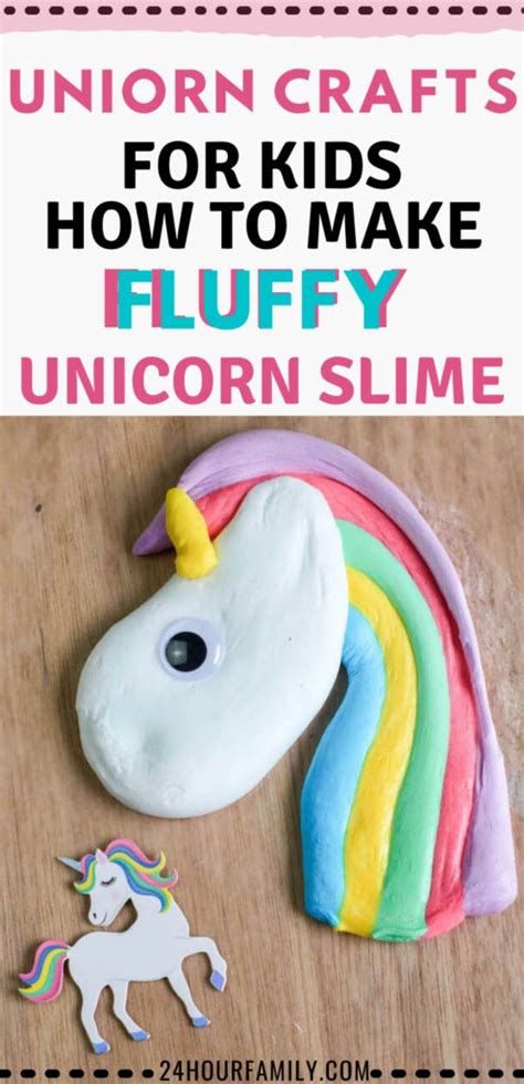 Measure one cup of hot water and mix this with 1 tablespoon of borax. Unicorn Crafts for kids: How to make Fluffy Unicorn Slime ...