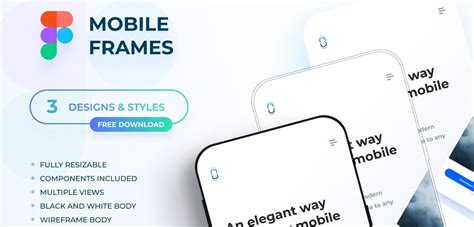 Download Free Figma flat mobile mockups - FigmaCrush.com