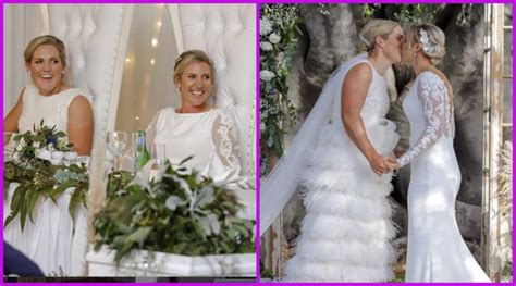 Same Sex Marriage Delissa Kimmince And Laura Harris Australian Womens Cricketers Get Married