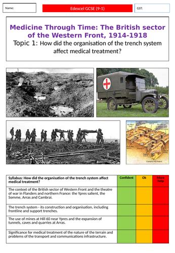 Ww1 Medicine Trenches And Ambulances Teaching Resources