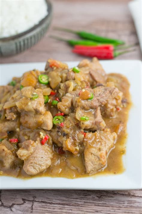 Bicol Express Filipino Spicy Pork Stew Salu Salo Recipes