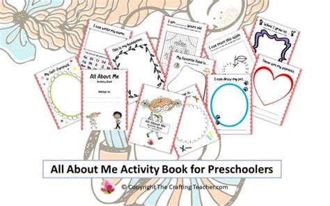 All About Me Activity Book For Preschoolers The Crafting Teacher