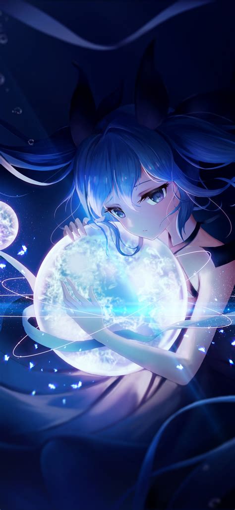 Hatsune Miku Wallpaper 4k Anime Girl Dream Cosmos Universe Magic