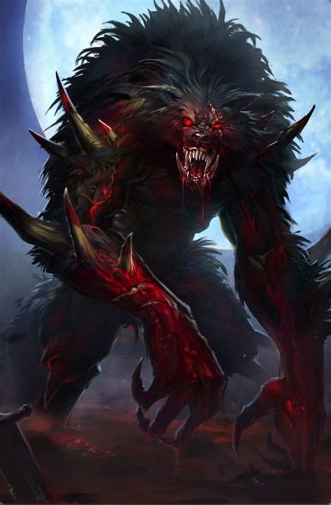 Werewolf By Hodsnake On Deviantart In 2019 Werewolf Art Fantasy