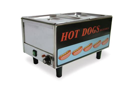 Table Top 30 Hot Dog Steamer And 50 Bun Warmer Acitydiscount